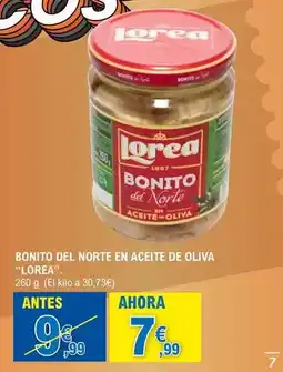 E.Leclerc Lorea - bonito del norte en aceite de oliva oferta