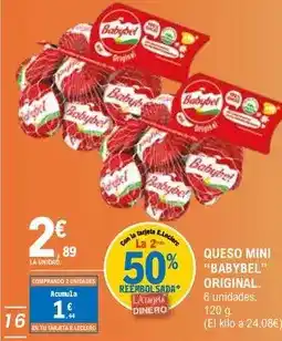 E.Leclerc Babybel - queso mini original oferta