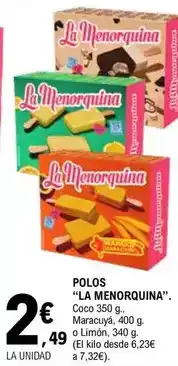 E.Leclerc La menorquina - polos oferta