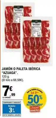 E.Leclerc Azuaga - jamón ibérica oferta