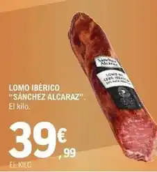 E.Leclerc Sánchez alcaraz - lomo iberico oferta