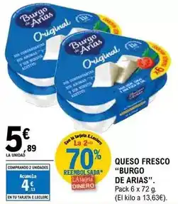 E.Leclerc Burgo de arias - queso fresco oferta