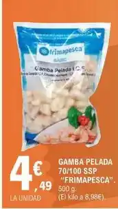 E.Leclerc Frimapesca - gamba pelada 70/100 ssp oferta