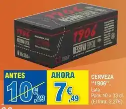 E.Leclerc 1906 - cerveza oferta