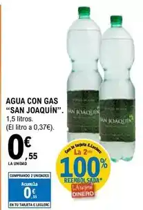 E.Leclerc San joaquin - agua con gas oferta