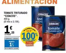 E.Leclerc Cidacos - tomate triturado oferta