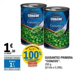 E.Leclerc Cidacos - guisantes primera oferta