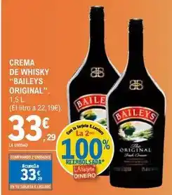 E.Leclerc Baileys - crema de whisky original oferta