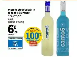E.Leclerc Canto 5 - vino blanco verdejo oferta
