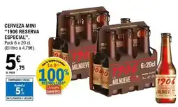 E.Leclerc 1906 - cerveza mini reserva oferta