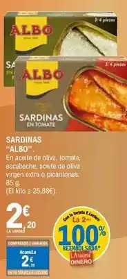 E.Leclerc Albo - sardinas oferta