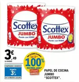 E.Leclerc Scottex - papel de cocina jumbo oferta