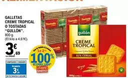 E.Leclerc Gullón - galletas creme tropical oferta