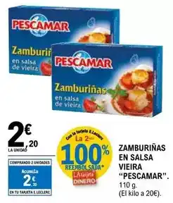 E.Leclerc Pescamar - zamburiñas en salsa vieira oferta