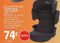 E.Leclerc Bebé confort - silla auto ifix i-size sistema isofix oferta