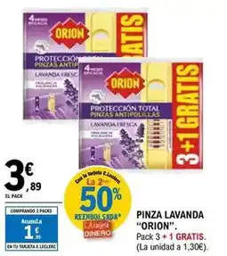 E.Leclerc Orion - pinza lavanda oferta