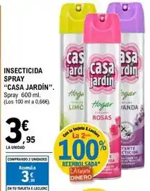 E.Leclerc Casa jardín - insecticida spray oferta