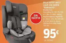 E.Leclerc Babyauto - silla auto i-belt i-size sin isofix oferta