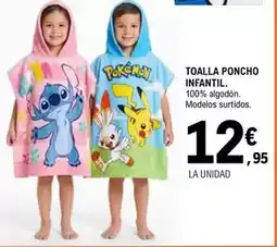 E.Leclerc Toalla poncho infantil oferta