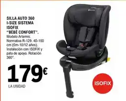 E.Leclerc Bebé confort - silla auto 360 i-size sistema isofix oferta
