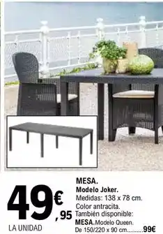 E.Leclerc Mesa modelo joker oferta