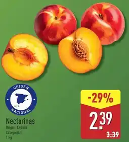 ALDI Nectarinas oferta