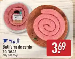 ALDI Butifarra de cerdo en rosca oferta