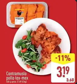 ALDI Contramuslo pollo tex-mex oferta