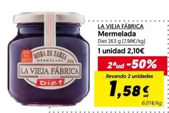 Hiper Usera La Vieja Fábrica Mermelada Diet 263 g oferta