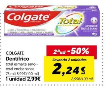 Hiper Usera Colgate Dentífrico 75 ml oferta