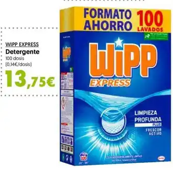 Hiper Usera Wipp Express Detergente 100 dosis oferta