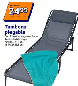Action Tumbona plegable oferta