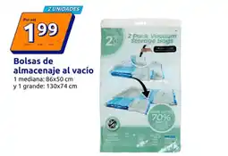 Action Bolsas de almacenaje al vacío oferta