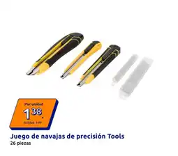 Action Juego de navajas de precisión Tools oferta