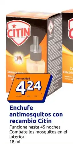 Action CITIN Enchufe antimosquitos con recambio oferta