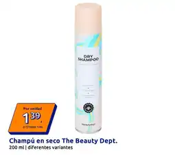 Action Champú en seco The Beauty Dept. oferta