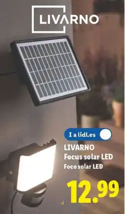 Lidl LIVARNO Focus solar LED oferta