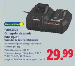 Lidl PARKSIDE Carregador de bateria intel·ligent Cargador de batería inteligente oferta