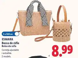 Lidl ESMARA Bossa de ràfia Bolso de rafia oferta
