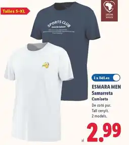 Lidl ESMARA MEN Samarreta Camiseta oferta