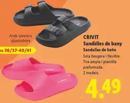 Lidl CRIVIT Sandàlies de bany Sandalias de baño oferta
