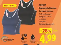 Lidl CRIVIT Samarreta tècnica oferta