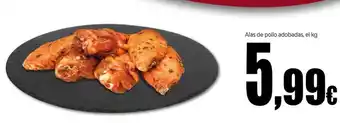 Alas de pollo adobadas