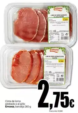 Unide Market Emcesa - cinta de lomo adobado o al ajillo oferta
