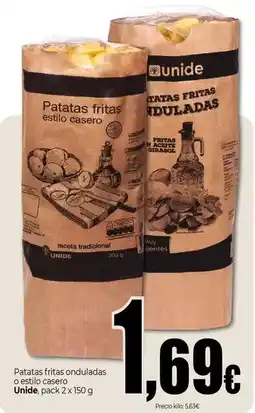 Unide Market Unide - patatas fritas onduladas o estilo casero oferta