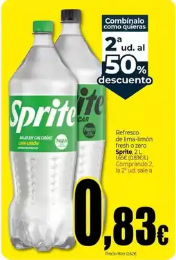 Unide Market Sprite - refresco de lima-limón fresh o zero oferta