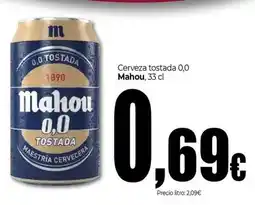 Unide Market Mahou - cerveza tostada 0,0 oferta