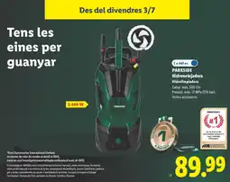 Lidl PARKSIDE Hidronetejadora oferta