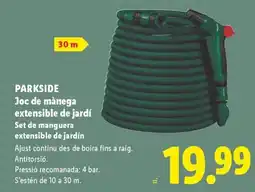 Lidl PARKSIDE Joc de mànega extensible de jardí oferta