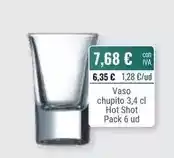 Cuevas Cash Vaso chupito hot shot oferta